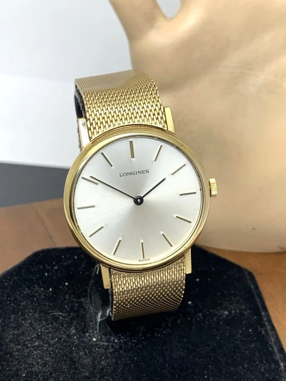 Longines Men's Watch 1970'S Vintage 528 Swiss Manual Wind Gold Stainless Steel
